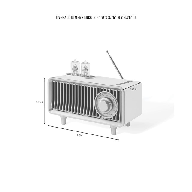 Crosley Milton Mint FM Radio & Bluetooth Speaker - 9