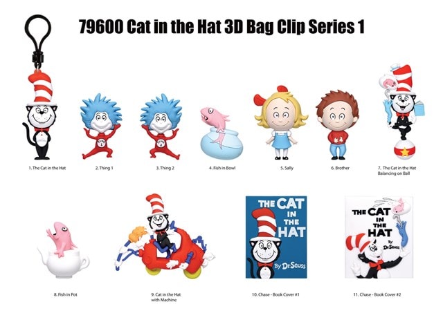 The Cat In The Hat Classic Series 1 Bag Clips - 2