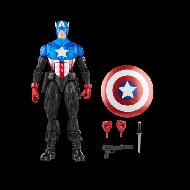 Captain America Bucky Barnes Avengers 60th Anniversary Hasbro Marvel Legends Series Action Figure - 7