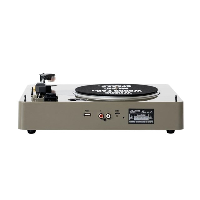 Gadhouse Brad Retro MK II Grey Bluetooth Turntable - 6