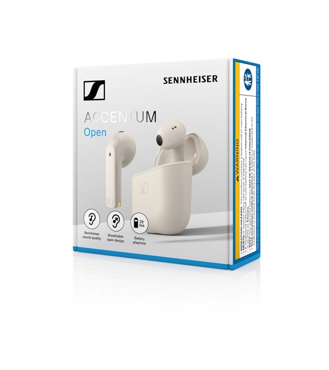 Sennheiser Accentum Open Cream True Wireless Bluetooth Earphones - 7