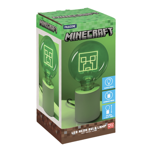 Creeper Minecraft LED Neon Bulb Lamp - 4