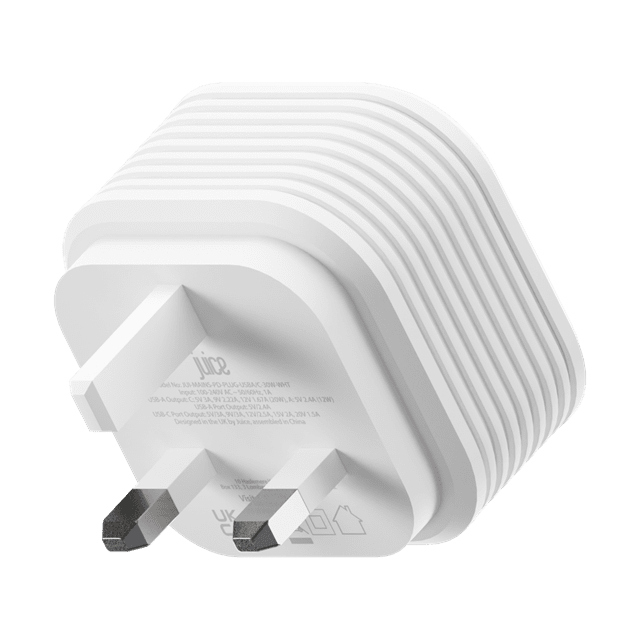 Juice  USB-C Dual Port 20W Plug - 2