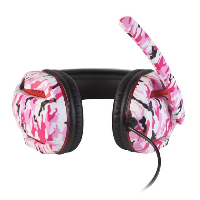 Vybe Camo Diva Pink Gaming Headset - 5