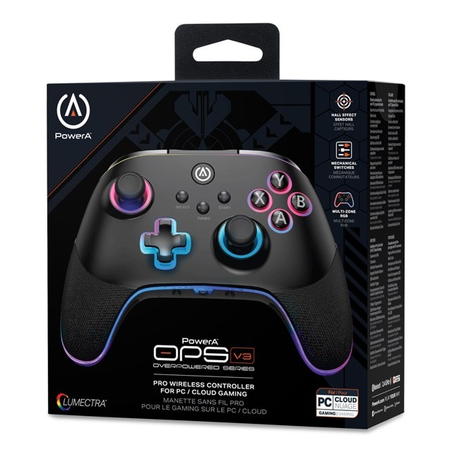 PowerA OPS v3 Pro Wireless Controller for PC and Cloud Gaming with Lumectra - 8