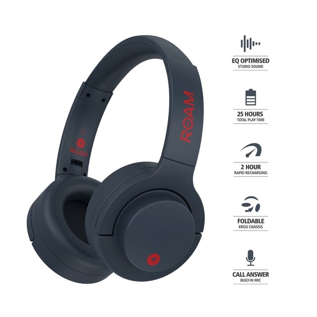 Roam Navigate Thunder Grey Bluetooth Sports Headphones - 7
