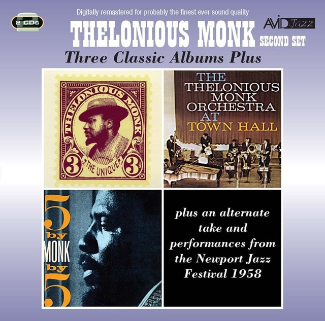 Three Classic Albums Plus: The Unique Thelonious Monk/At Town Hall/5 By Monk By 5 - 1