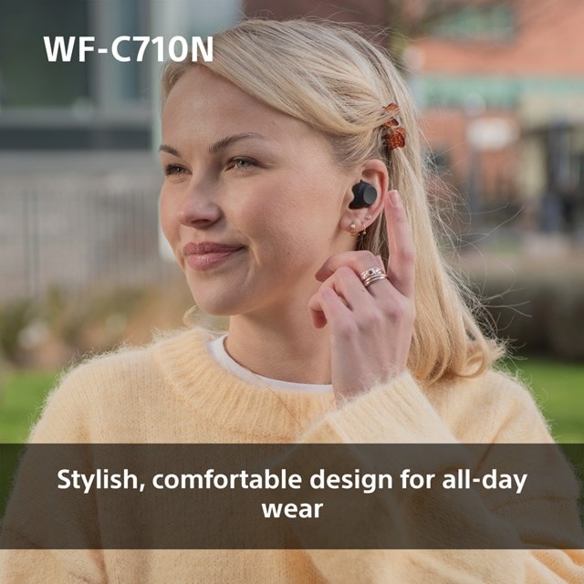 Sony WF-C710N Black Noise Cancelling True Wireless Bluetooth Earphones - 3