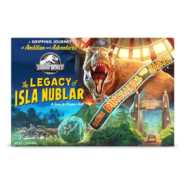 Jurassic World The Legacy Of Isla Nublar Funko Strategy Board Game - 1