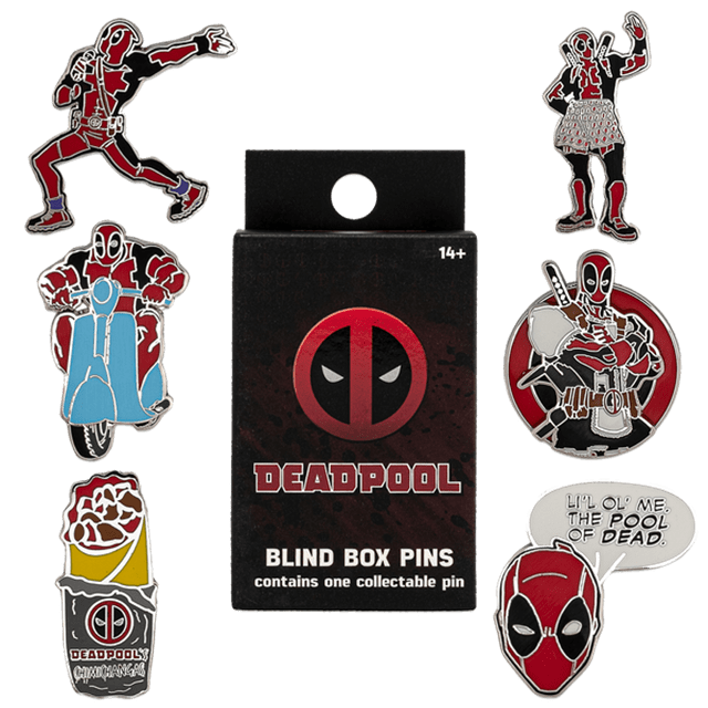 Deadpool Loungefly Mystery Blind Box Pin - 1