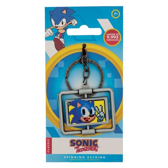 Sonic & Dr Eggman Sonic The Hedgehog Spinning Keyring - 2