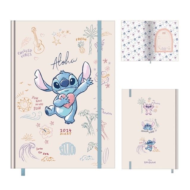 Aloha Lilo & Stitch 2024 Diary Stationery Free shipping over £20