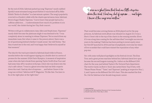 Sabrina Carpenter: A Vibrant Journey Through The Career And Influence Of A Pop Princess Hardback - 4