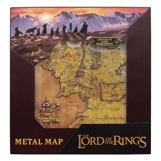 Lord of the Rings Metal Map - 2