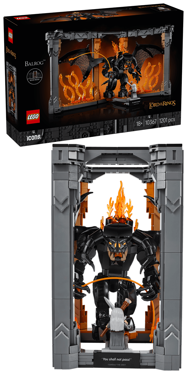 Balrog Book Nook Lord Of The Rings LEGO