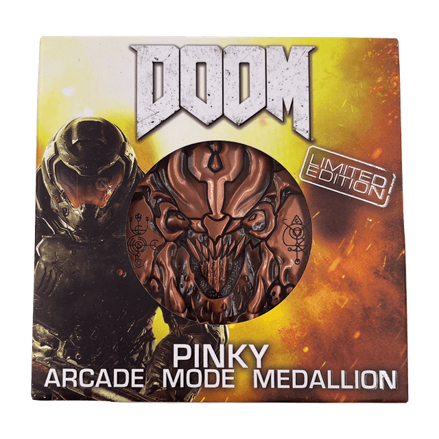 Doom: Pinky Level Up Metal Medallion Collectible - 4