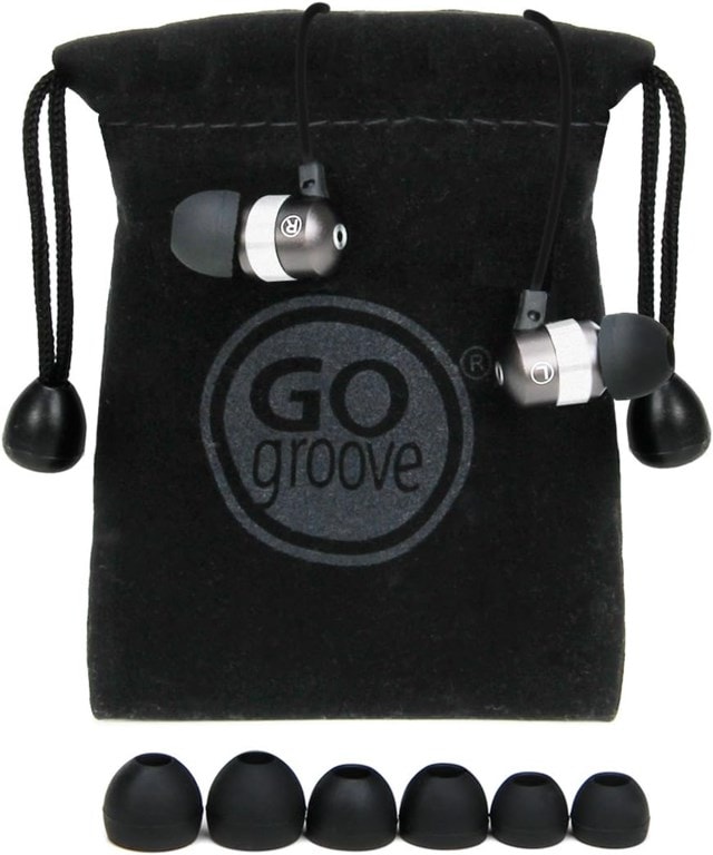 GoGroove AudiOHM HF Black Earphones - 3