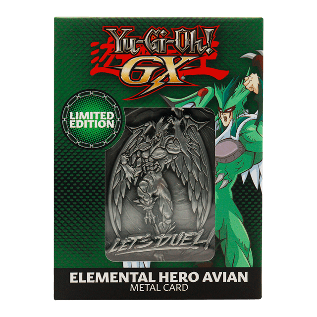 Yu-Gi-Oh Gx Limited Edition Elemental Hero Avian Metal Ingot - 5