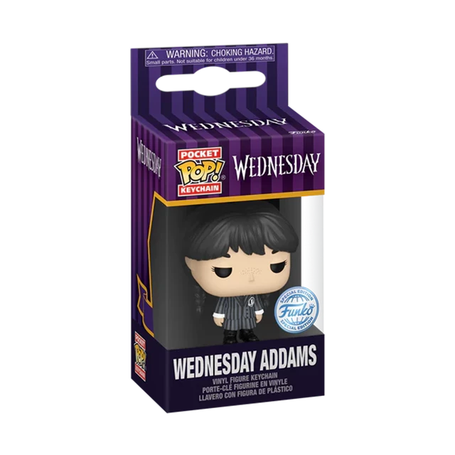 Wednesday Addams Funko Pop Vinyl Keychain - 2