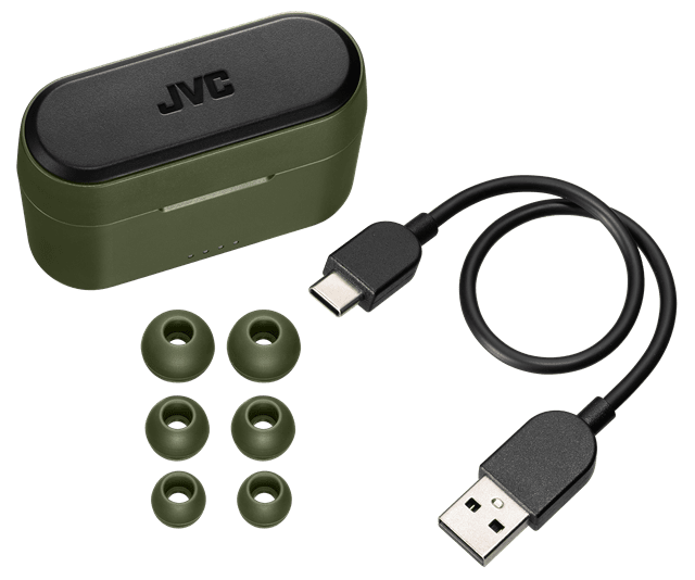 JVC HA-A9T Green True Wireless Bluetooth Earphones - 3