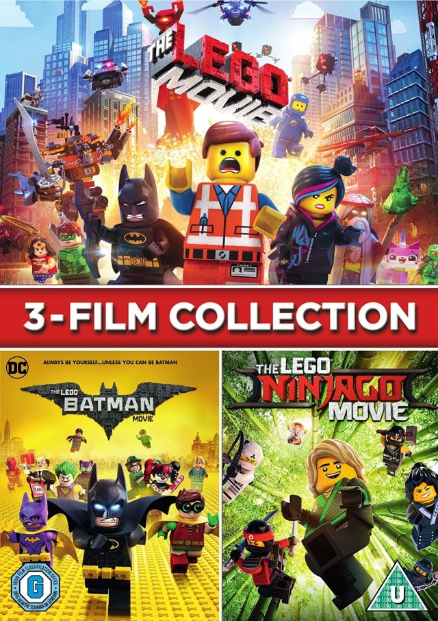 LEGO 3 film Collection DVD Box Set Free shipping over 20