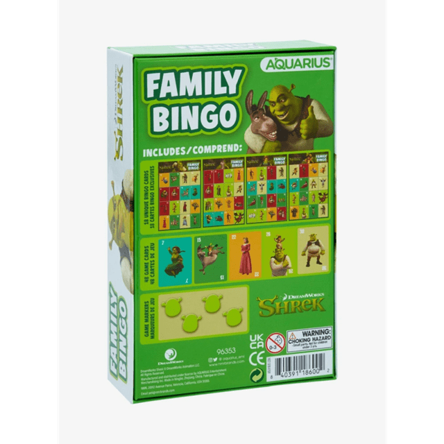 Shrek Family Bingo Game - 2