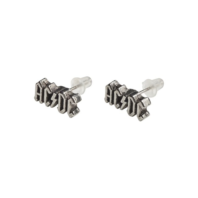 Ac/Dc Logo Earrings Studs Pair Jewellery - 2