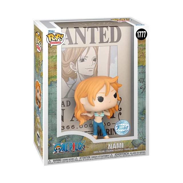 Wanted Nami 1777 One Piece hmv Exclusive Funko Pop Vinyl Game Cover - 2