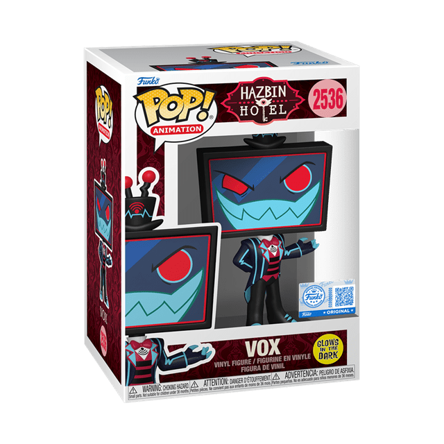 Vox Glow In The Dark 2536 Hazbin Hotel hmv Exclusive Funko Pop Vinyl - 3