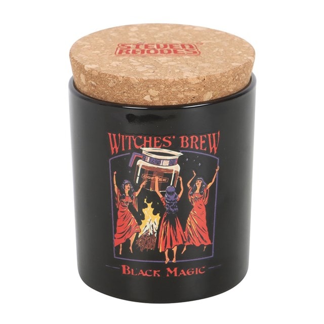 Witches' Brew Steven Rhodes Oat Milk Latte Scented Glass Candle - 2