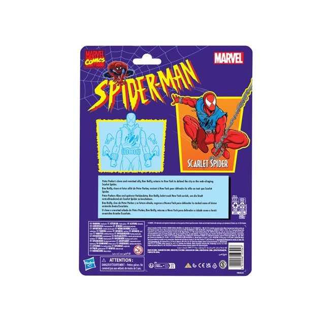 Scarlet Spider Marvel Legends Series Spider-Man Comics Action Figure - 3