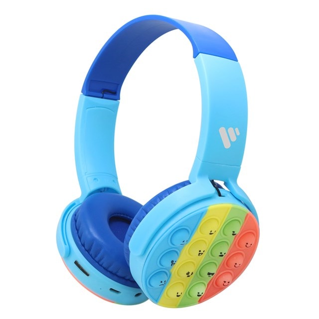Vybe Stress Buster Blue Kids Headphones - 1