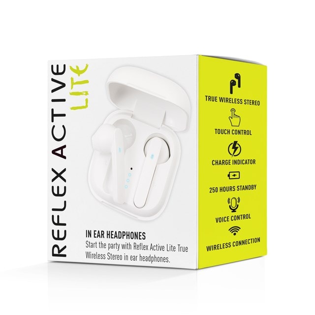 Reflex Audio 3000 Lite White True Wireless Bluetooth Earphones - 5