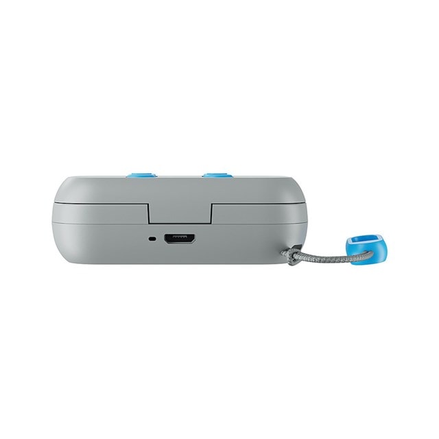 Skullcandy Dime Light Grey/Blue True Wireless Bluetooth Earphones - 9