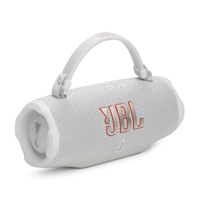 JBL Charge 6 White Bluetooth Speaker - 6
