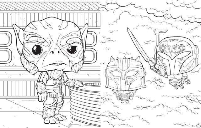 Star Wars: The Mandalorian: The Official Funko POP! Coloring Book By Austin Baechle - 7