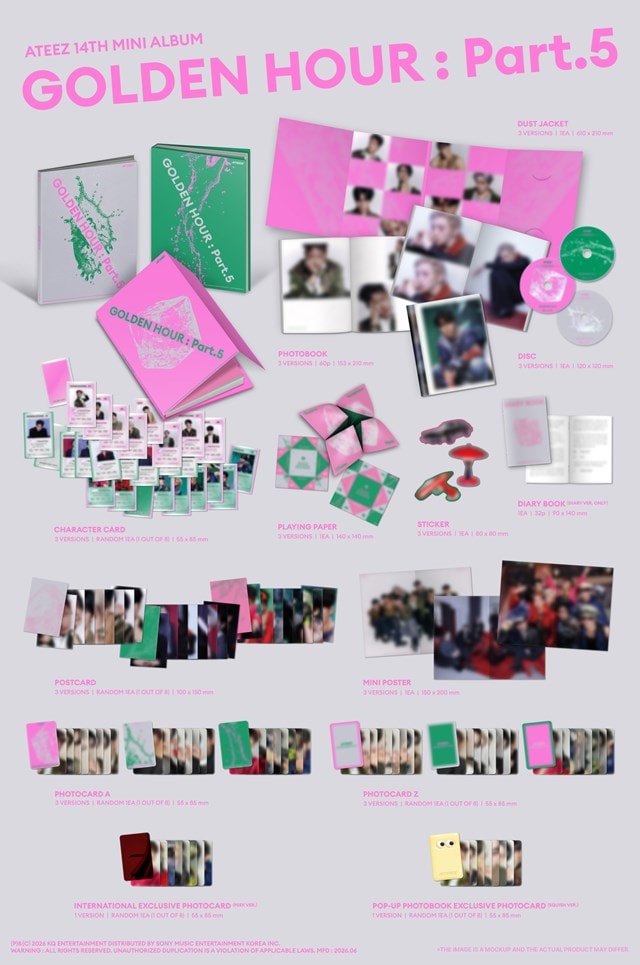 ATEEZ - GOLDEN HOUR: Part.5 - POP-UP Exclusive (A Ver.) - 2