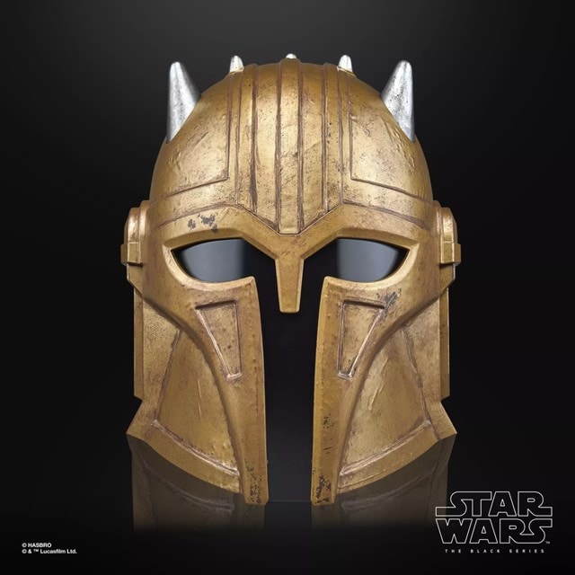 The Armorer Mandalorian Star Wars Black Series Hasbro Electronic Helmet - 1