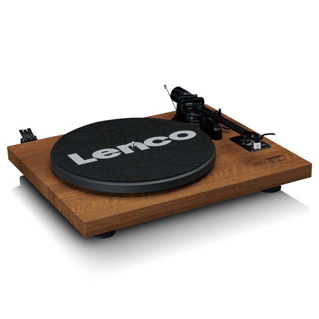 Lenco LS-480WD Wood Turntable and Speakers - 3