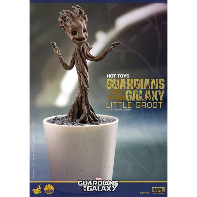 Little Groot Guardians Of The Galaxy 1:4 Hot Toys Figure - 4