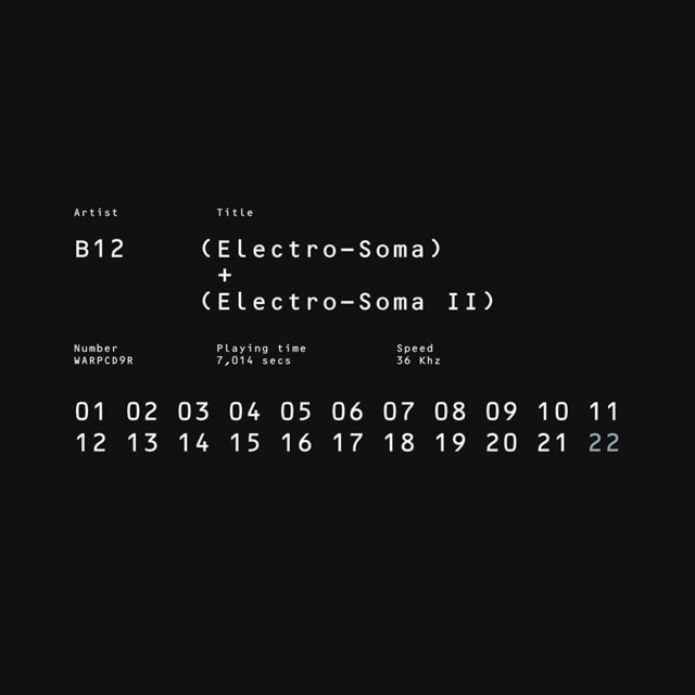 Electro-soma I & II Anthology - 1