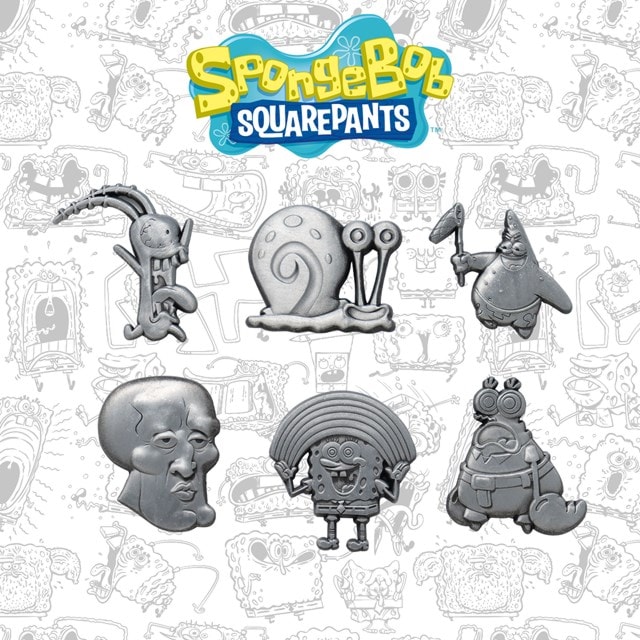 SpongeBob Squarepants: Limited Edition Pin Badge Set (6 Included) - 1