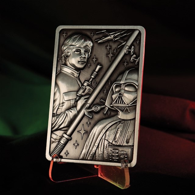 Luke And Darth Vader Star Wars Episode V Empire Strikes Back Collectible Ingot - 3