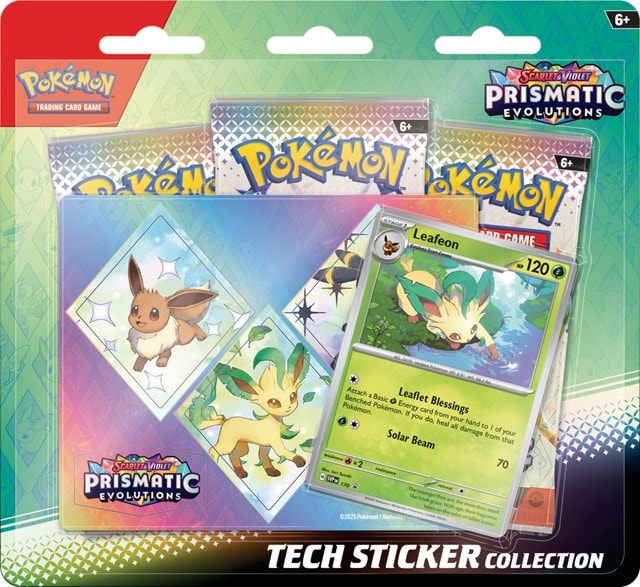 Scarlet & Violet 8.5 Prismatic Evolution Tech Sticker Collection Assortment Pokemon Trading Cards - 2