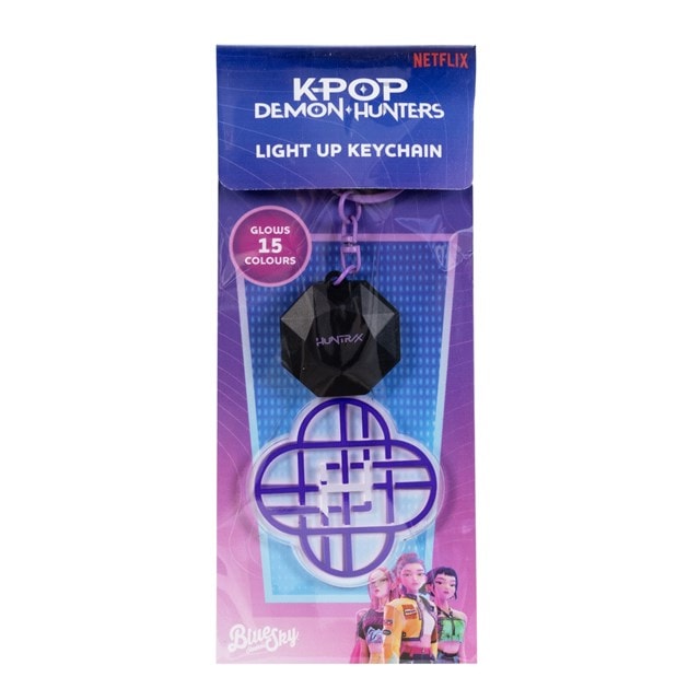 Huntrix Logo K-Pop Demon Hunters Light Up Keyring - 2