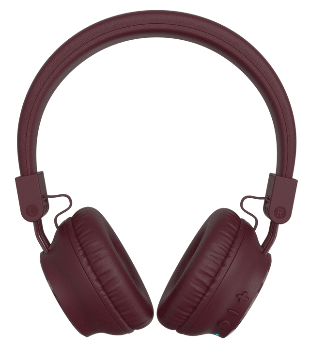 Reflex Audio Play Burgundy Bluetooth Headphones - 1