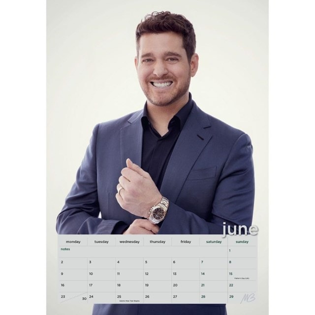 Michael Buble 2025 A3 Calendar - 3