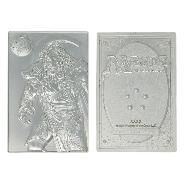 Silver Plated Ajani Goldmane Magic The Gathering Limited Edition Collectible - 8