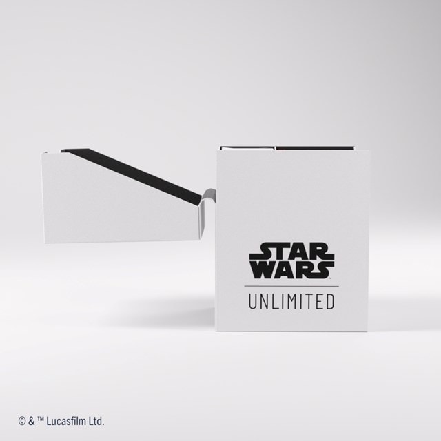 Gamegenic Star Wars Unlimited White/Black Soft Crate Deck Box - 5