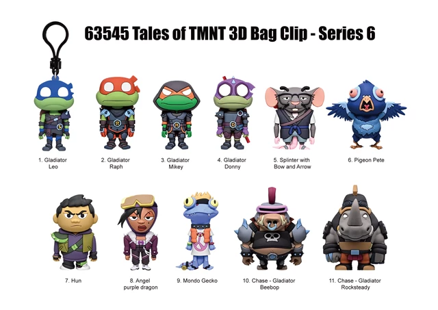 Tales Of Teenage Mutant Ninja Turtles Series 6 Bag Clip - 2